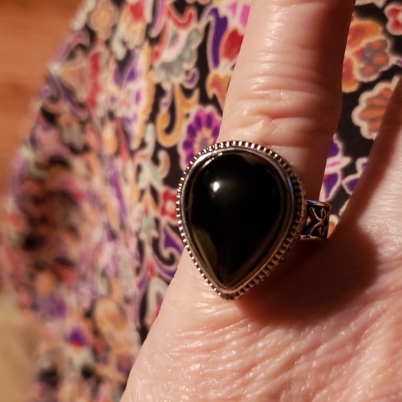 Pietersite ring 7 sterling silver - Picture 9 of 9